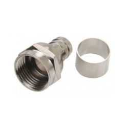 Conector f campana sencillo...