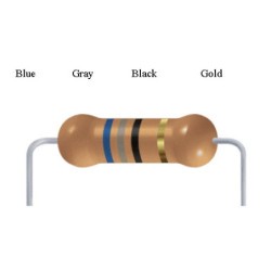 6.8 Ohm 0.5W